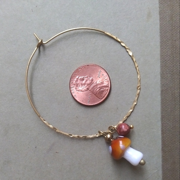 'Into the Woods' XL Hoops - Picture 3 of 4